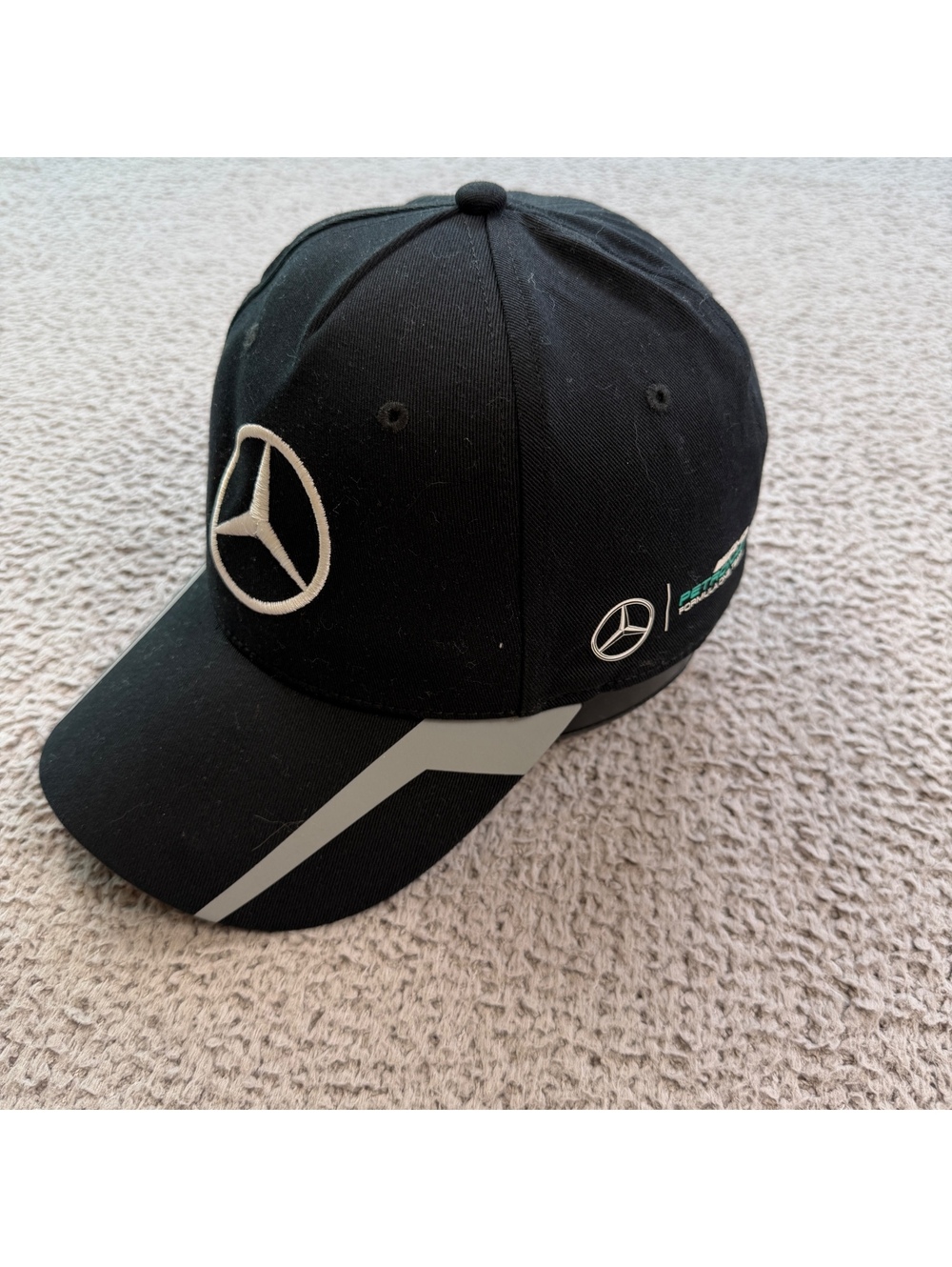 Mercedes-AMG Petronas Formula One Team Black Adjustable Hat OSFA F1 Racing Cap